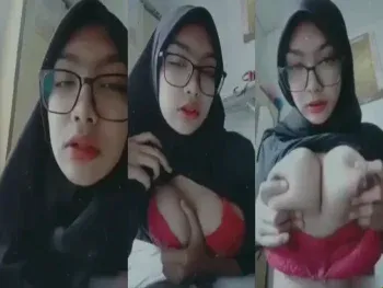 Bokep Indo Nadira Tobrut Hijab Hitam BH Merah Ngewe Gila